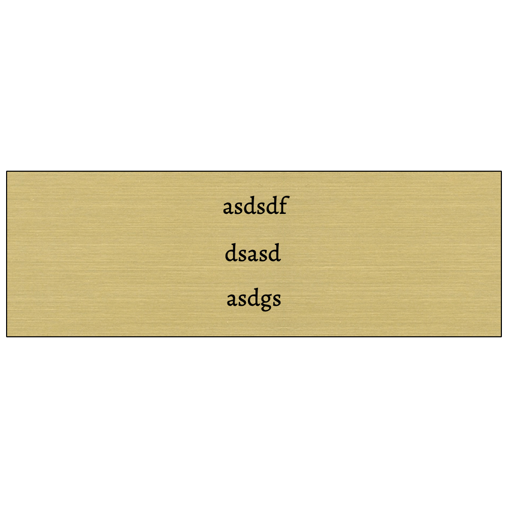 1x3 Engraved Name Tag with Logo - Customer's Product with price 6.00 ID W4bn3wTiGGwreCeklJFk0qGh