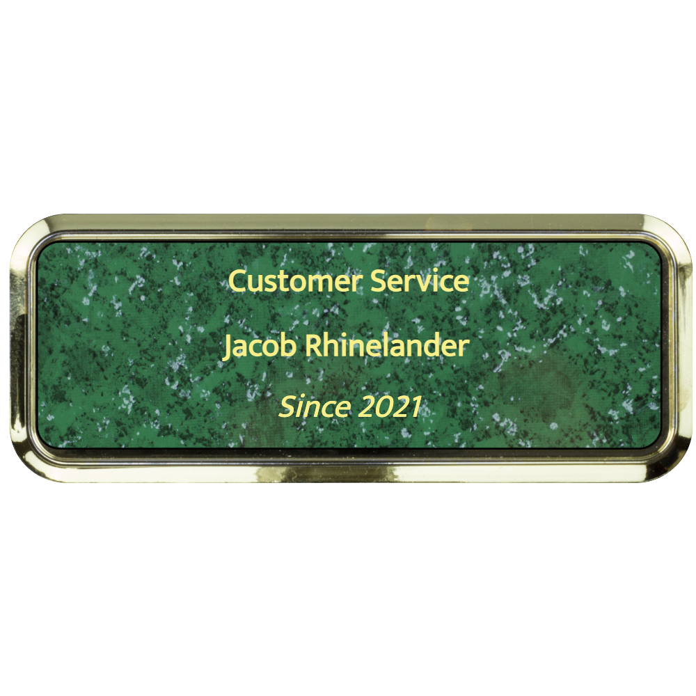1 x 3 Engraved Name Tag - Customer's Product with price 9.25 ID tdHYKN8zLJbArdL3TyYBMTz2