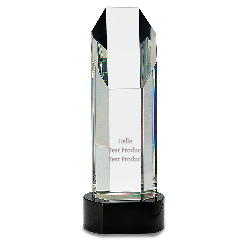Crystal Octagon Tower Award - Customer's Product with price 159.00 ID 1aOYYsLYBOeI4hPhjYVaUCsZ
