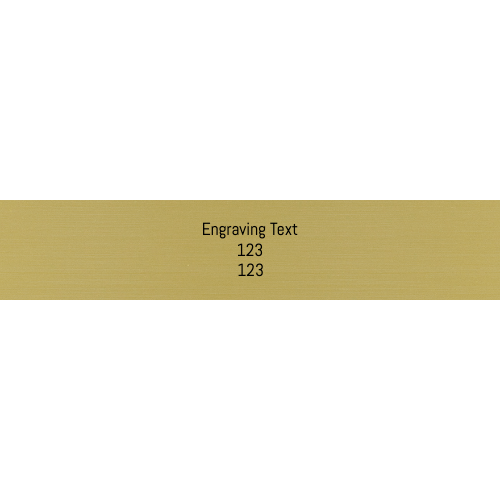 2 x 10 Engraved Wall Name Plate - Customer's Product with price 9.00 ID 9Ch5U4ZxJcs_7a6UnmSRqNUg