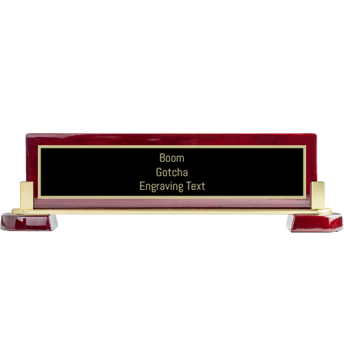 2 x 10 Rosewood Desk Name Bar - Customer's Product with price 54.00 ID ct43WSvvZ7ZUX6ZCTN_c-x_6