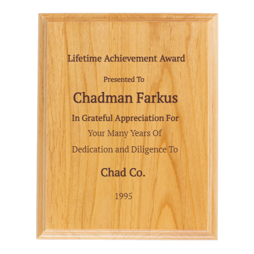 9"x12" Solid Wood Plaque - Customer's Product with price 39.99 ID tZwQaeH1NGrePC9ejHH8d-nS