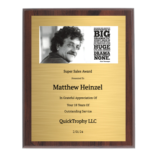8"x10" Full Color Plaque - Customer's Product with price 24.99 ID 4GWv44Y2G4Y51LTDz_WeiY-t